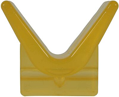 C.E. Smith Y-Stop 3" x 3" - 1/2" ID Yellow PVC