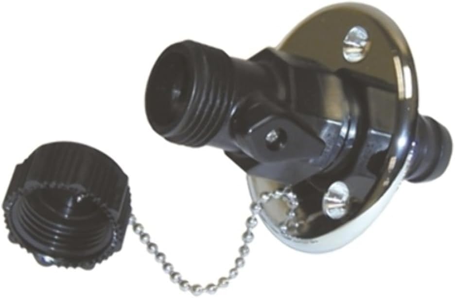 T-H Marine Washdown Valve w/Chrome Base