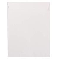JAM Paper Open-End Catalog Envelopes with Gummed Closure - White