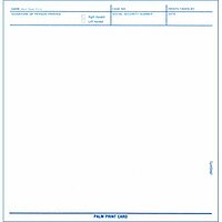 Armor Forensics 2-6499 Palmprint Cards (100)