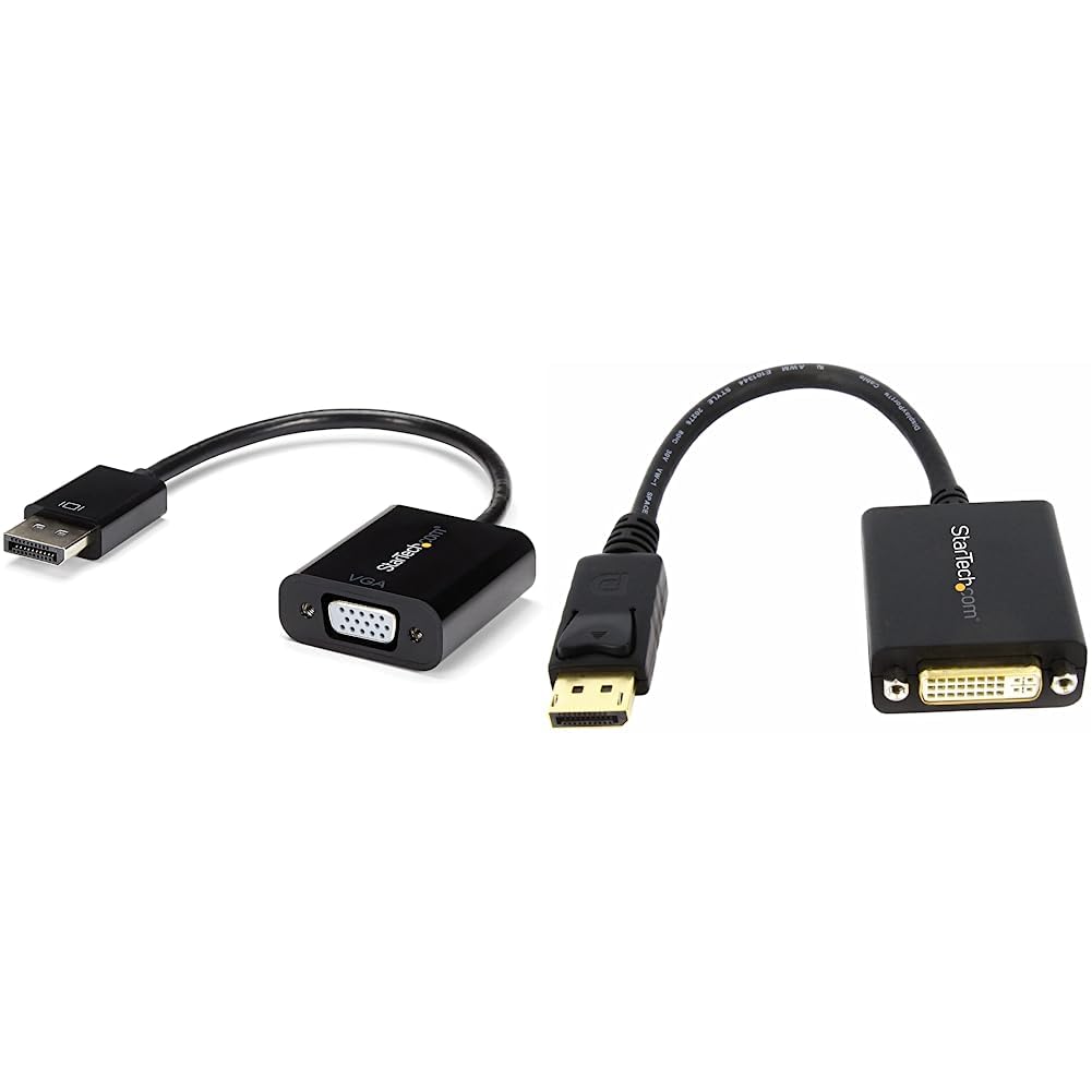StarTech.com DP2DVI2 DisplayPort to DVI Adapter, DisplayPort to DVI-D Adapter/Video Converter 1080p, DP 1.2 to DVI Monitor