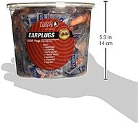 Howard Leight by Honeywell Low Pressure Disposable Foam Shooting Earplugs, 100-Pair (R-LPF-TO) 1 pair (Pack of 1)