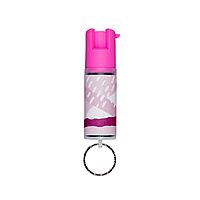 SABRE Pepper Spray With Key Ring, 25 Bursts, 10-Foot (3-Meters) Range, UV Marking Dye, Twist Lock Safety