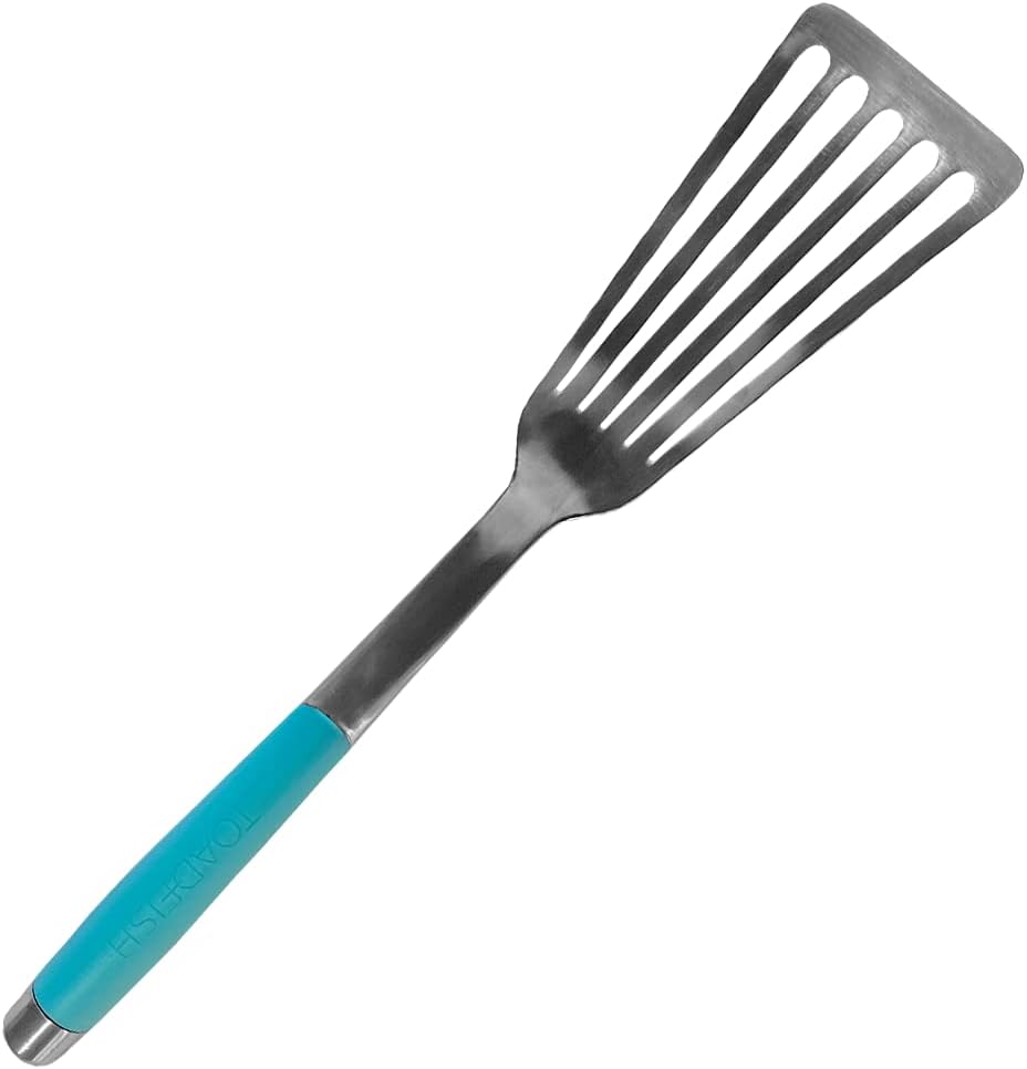 Toadfish 14.5'' Ultimate Nonstick Fish Spatula, Stainless Steel Metal Spatula
