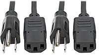 TRIPP LITE Computer Power Cord NEMA 5-15P to IEC-320-C13