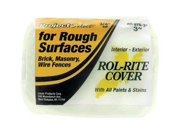 Linzer Rol-Rite Polyester 3/4 in. x 3 in. W Regular Paint Roller Cover for Rough Surfaces 1 pk
