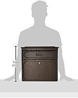 MAIL BOSS Townhouse Wall-Mount Locking Mailbox