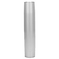TACO Aluminum Ribbed Table Pedestal - 2-3/8" O.D. - 26" Length