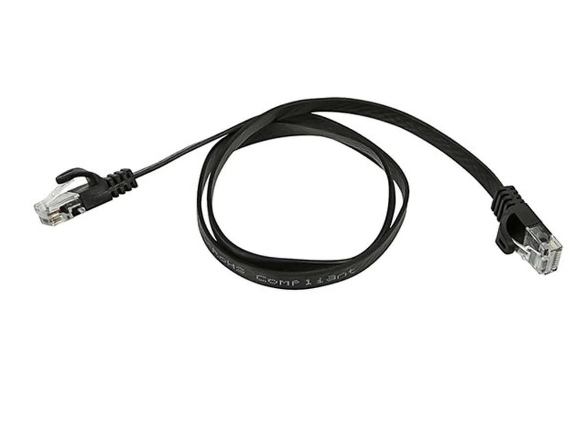 MONOPRICE Cat5e Flat Patch Cable UTP 30AWG Snagless RJ45