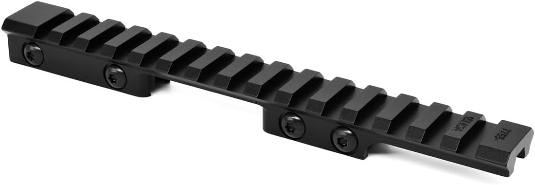 Warne CZ 452/455 11mm Picatinny Rail Adapter, 15MOA, Black, 7755M