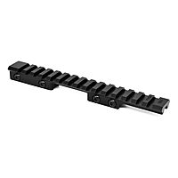 Warne CZ 452/455 11mm Picatinny Rail Adapter, 15MOA, Black, 7755M