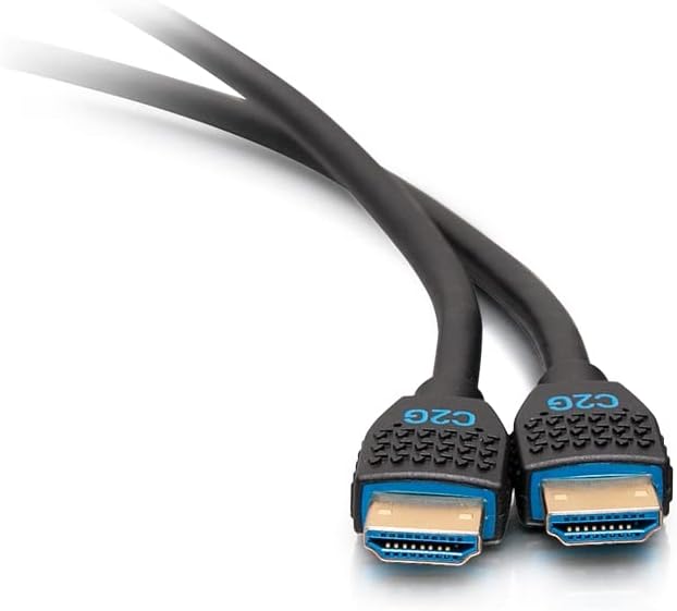 C2G Performance Series 6ft 4K HDMI Cable - High Speed HDMI - In-Wall CMG Rated - 4K 60Hz - HDMI cable with Ethernet - 50182