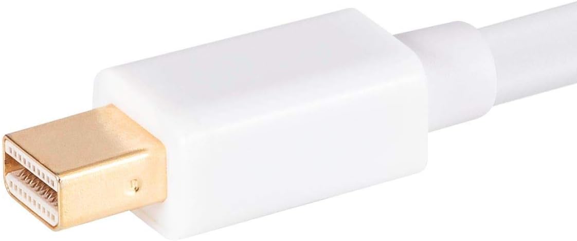 Monoprice Video Cable - 10 Feet - White | 32AWG Mini Display Port to VGA Cable