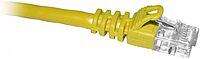 ENET CAT6 YELLOW 6 INCH PATCH CABLE WITH SNAGLESS MOLDED BOOT (UTP)