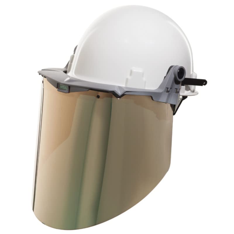 MSA 10121267 V-Gard Frame - Elevated Temperature Applications, Fits Cap-Style Hard Hats, Gray, Polycarbonate (PC), Non-Metal