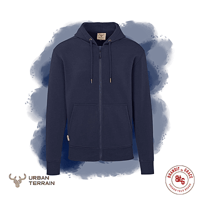 Rift Hooded Sweater - Navy