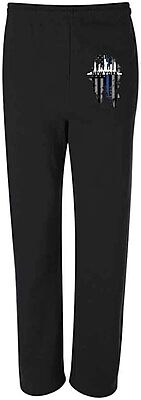 THIN BLUE LINE USA New York City Skyline Sweatpants - Police Support