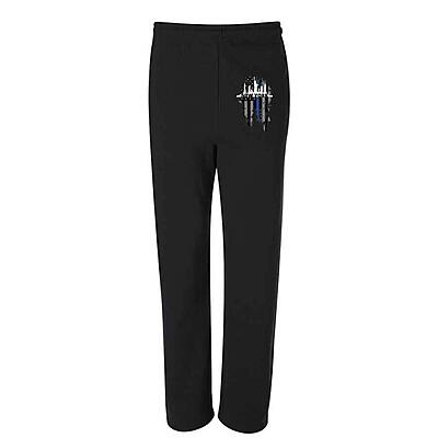 THIN BLUE LINE USA New York City Skyline Sweatpants - Police Support