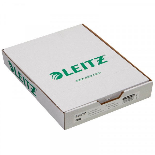FOLDER PLS.L-SHAPE'LEITZ' TRANS. 4100-03
