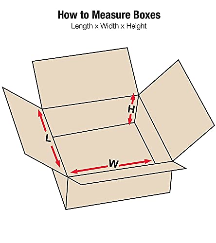 BOX USA 20 Pack of Flat Corrugated Cardboard Boxes, 20" L x 20" W x 2" H, Kraft, Shipping, Packing and Moving