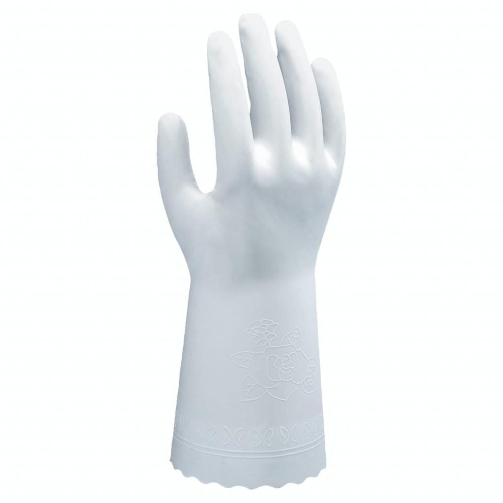 Chemical Resistant Gloves: X-Large, 11 mil Thick, Polyvinylchloride-Coated, Rubber, Unsupported