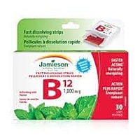 Jamieson B12 1000Mcg Fast Dissolving Strips 30`S