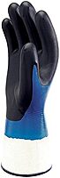 SHOWA 477 Nitrile/Nitrile Foam Fully Coated Insulated Winter Work Glove with Poly Blend Liner Bulk Pack X-Large