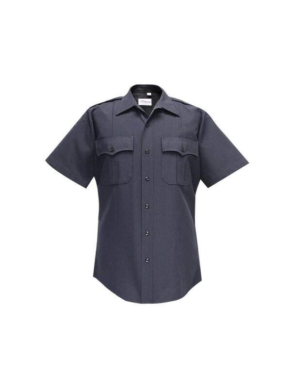 FLYING CROSS Deluxe Tropical Short Sleeve Shirt w/ Convertible Sport Collar