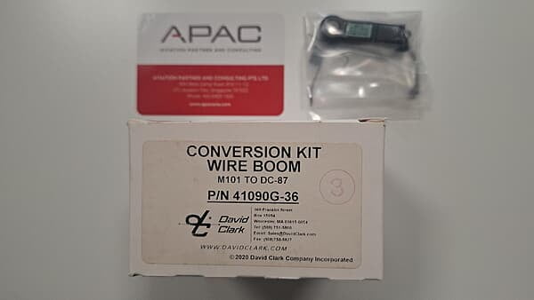Conversion M-101 To DC-87, 5 OHM, (For Wire Boom Assemblies)