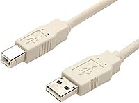 StarTech.com Beige USB 2.0 A-to-B Cable (Type A to B Male)