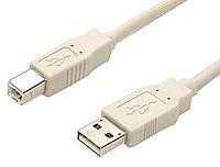 StarTech.com Beige USB 2.0 A-to-B Cable (Type A to B Male)