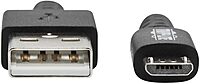 Tripp Lite Heavy Duty USB-A To USB Micro-B Charging Sync Cable, 6in, Gray