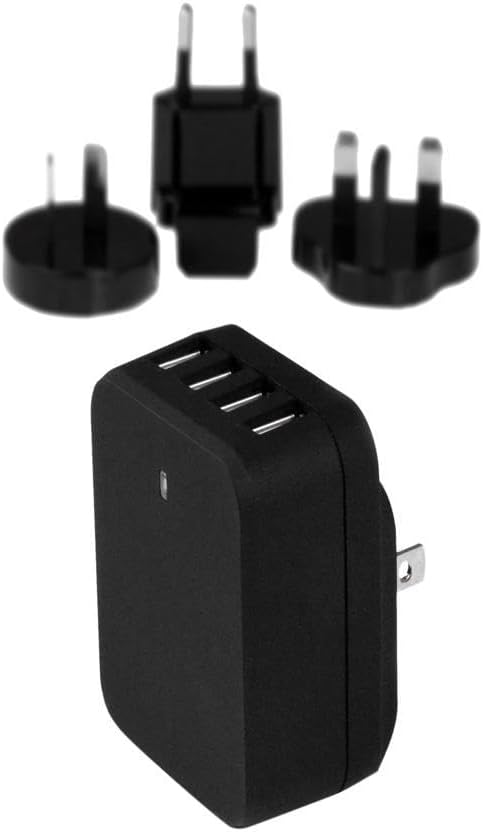 StarTech.com 4-Port Travel USB Wall Charger - 34W/6.8A International Travel Adapter