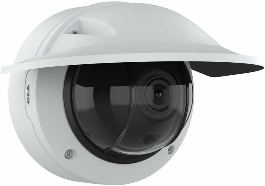 AXIS Q3558-LVE 8 Megapixel Outdoor Network Camera - Color - Dome - White - TAA Compliant