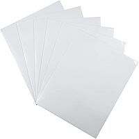 JAM PAPER Laminated Two-Pocket Glossy Presentation Folders - Letter Size