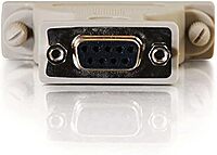 C2G 02446 DB9 Female to DB25 Male Serial RS232 Adapter, Beige 1.5 Inch