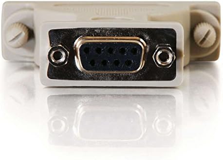 C2G 02446 DB9 Female to DB25 Male Serial RS232 Adapter, Beige 1.5 Inch