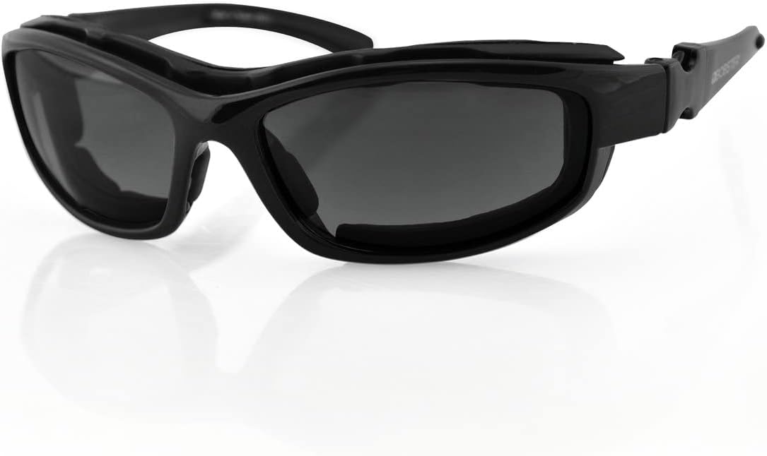 Bobster ® Road Hog 2, Gloss Black Frame, Dual Grade Reflective, Smoked, Amber, & Clear Lens