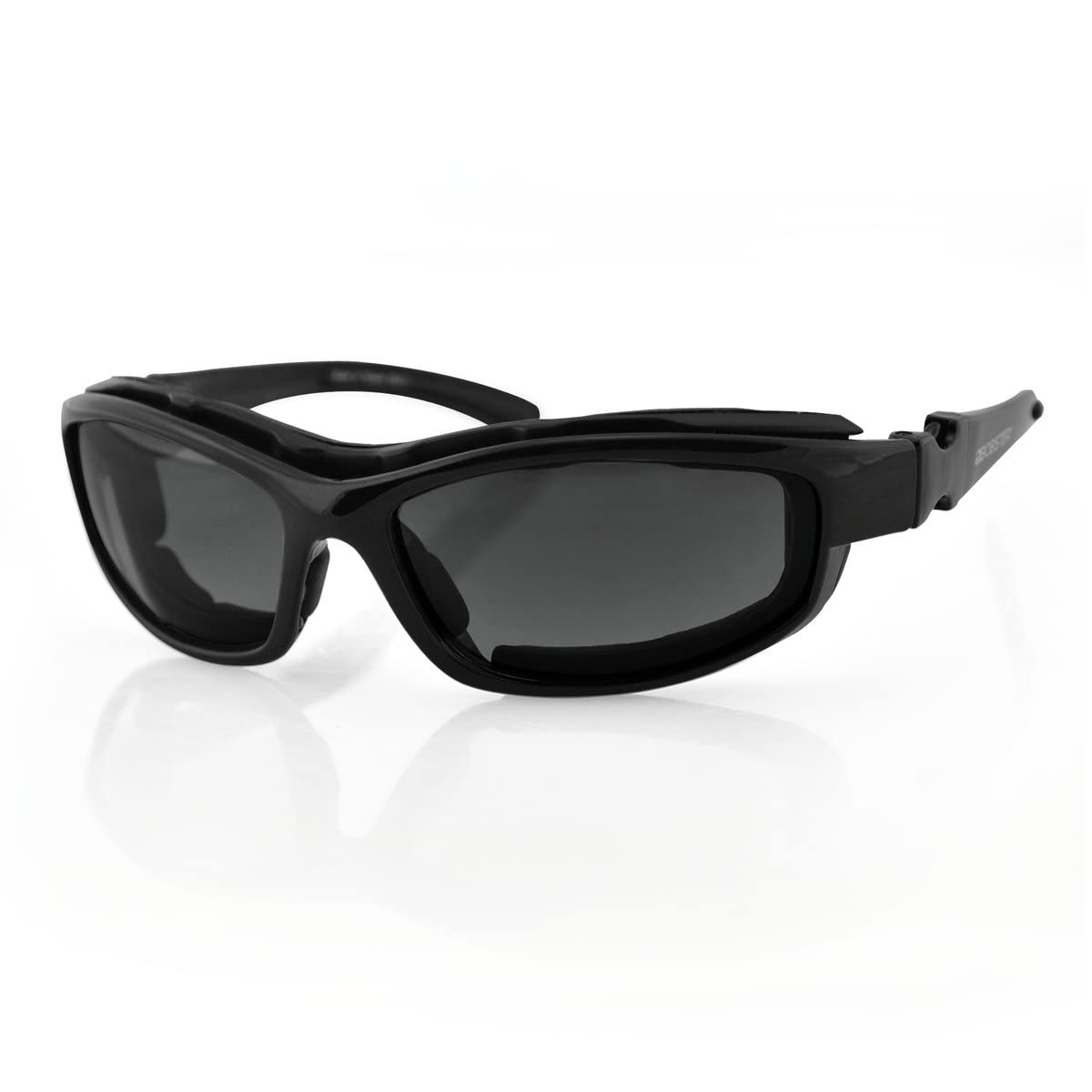 Bobster ® Road Hog 2, Gloss Black Frame, Dual Grade Reflective, Smoked, Amber, & Clear Lens