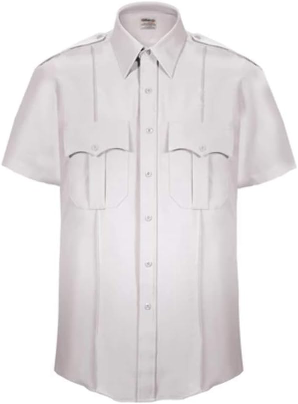 Elbeco TexTrop2 Zippered Short Sleeve Polyester Shirt - Men's