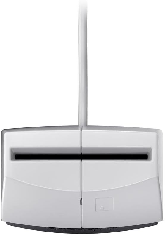 Cherry SmartTerminal ST-1144 - Smart Card Reader - USB - One Handed Operation - FIPS & TAA Compliant, Black/Grey Minimalist