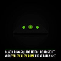 NIGHT FISION Tritium Night Sight Set for Glock 17/17L/19/22-28/31-35/37-39/45