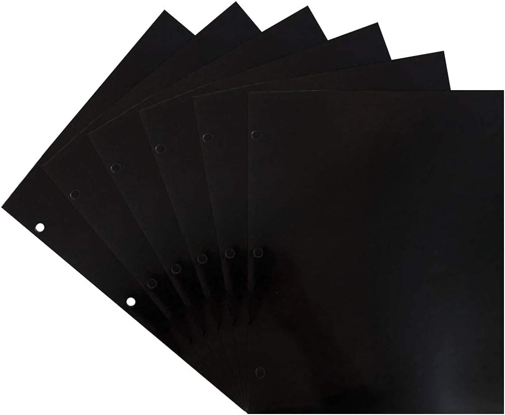 JAM PAPER Laminated Two-Pocket Glossy 3-Hole Letter Size Folders