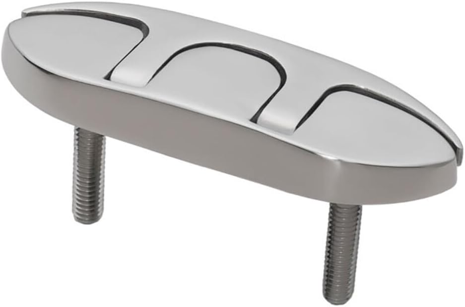 Whitecap Folding Cleat - Stainless Steel Studded - 4-1/2"
