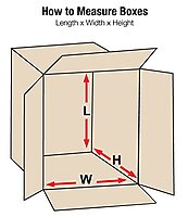 Aviditi 18128R Corrugated Cardboard Box 18 1/2" L x 12 1/2" W x 8" H, Kraft, For Shipping, Packing and Moving (Pack of 25)