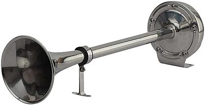 Sea-Dog MaxBlast Stainless Steel Trumpet 12V Horn - Single