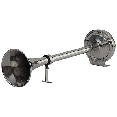 Sea-Dog MaxBlast Stainless Steel Trumpet 12V Horn - Single