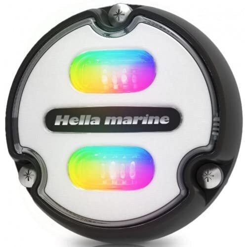 Hella Marine Apelo A1 RGB Underwater Light - 1800 Lumens - Black Housing - White Lens