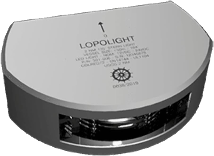 LOPOLIGHT Series 301 Navigation Light - 2NM Vertical Mount LED IP68