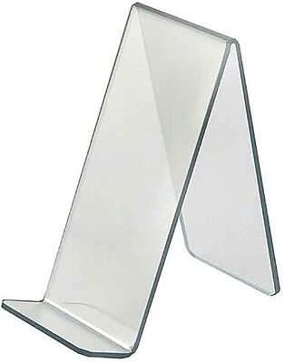 Azar Displays Acrylic Easel Displays, Clear, 10-Pack